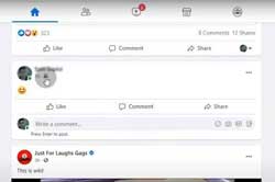 Facebook existing posts